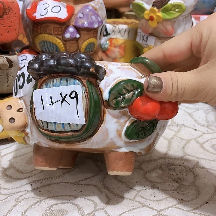 多肉花盆满15包邮