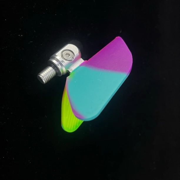 炫彩硅胶百变支架头钓鱼支架专用回弹头