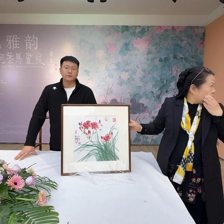 国画亲笔手绘放心去藏