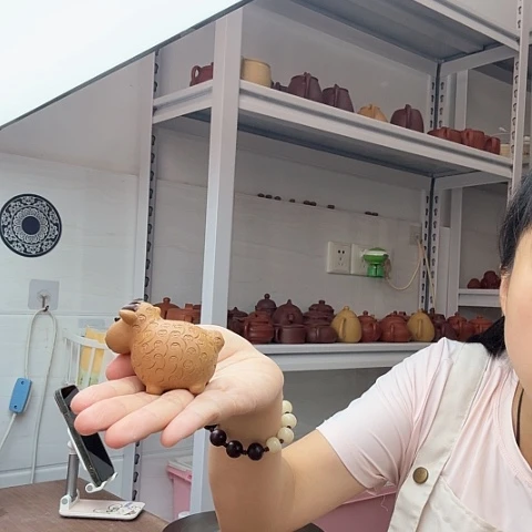 段泥茶宠羊茶宠茶宠