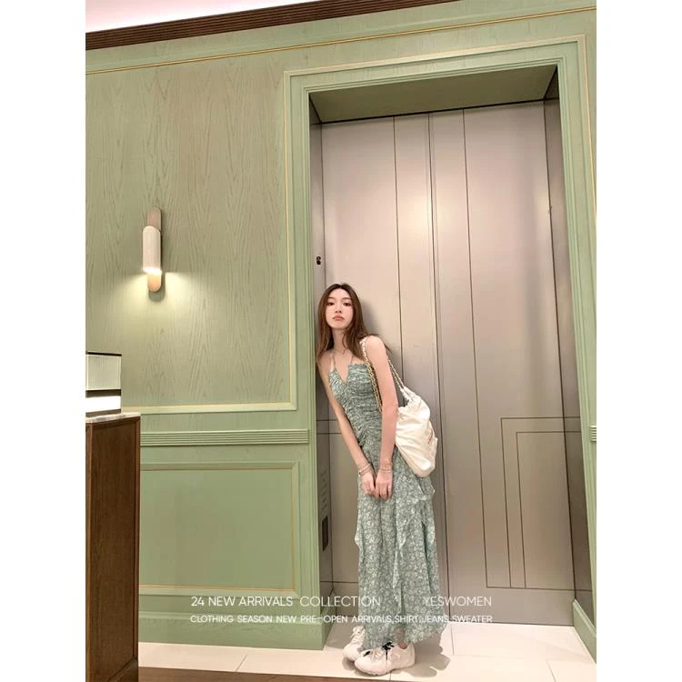 【清】浪漫爱丽丝·私服气质氛围感度假裙 适度漏肤XY2243D3475