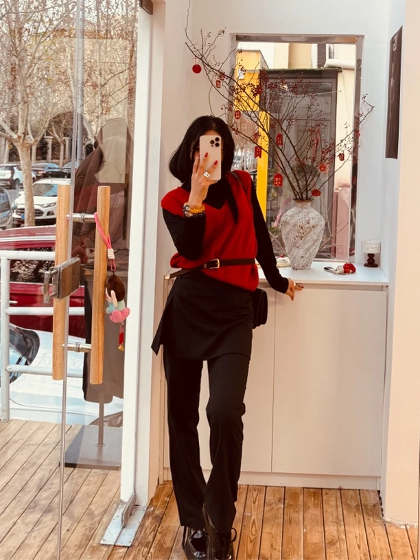 2025新款百搭p帘西裤遮肉显瘦神器时尚休闲气质