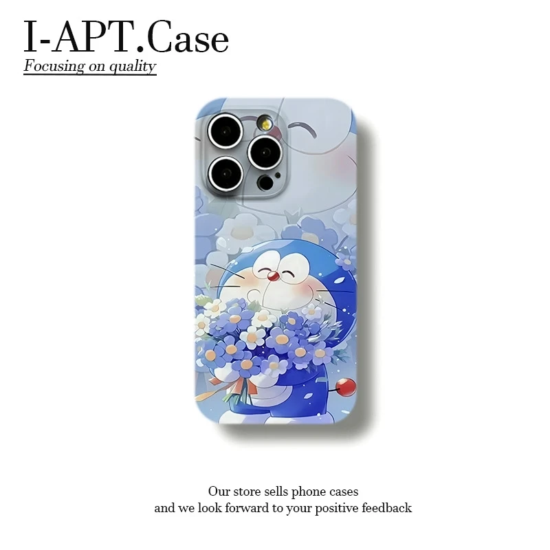 捧花叮当菲林软壳适用iPhone苹果16手机壳华为oppo小米vivo新款男