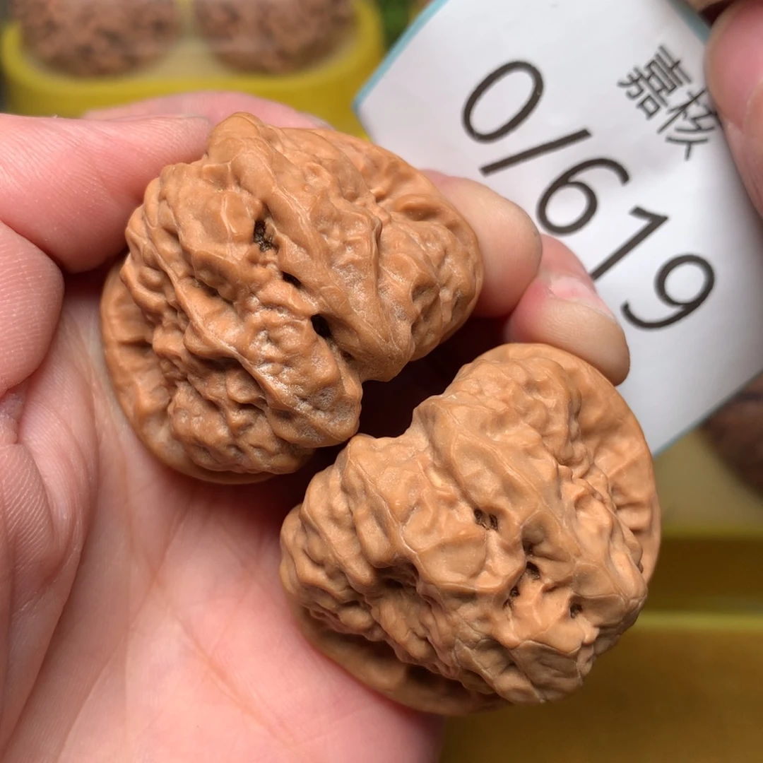 文玩核桃把件肌肉开背蛙40