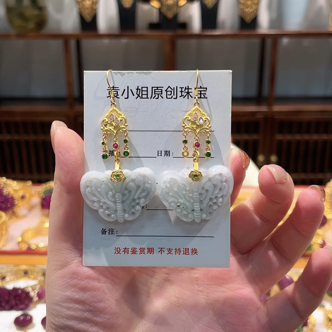 锦纶非金属耳坠耳饰