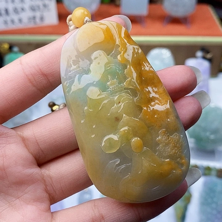 颈饰未镶嵌翡翠翡翠