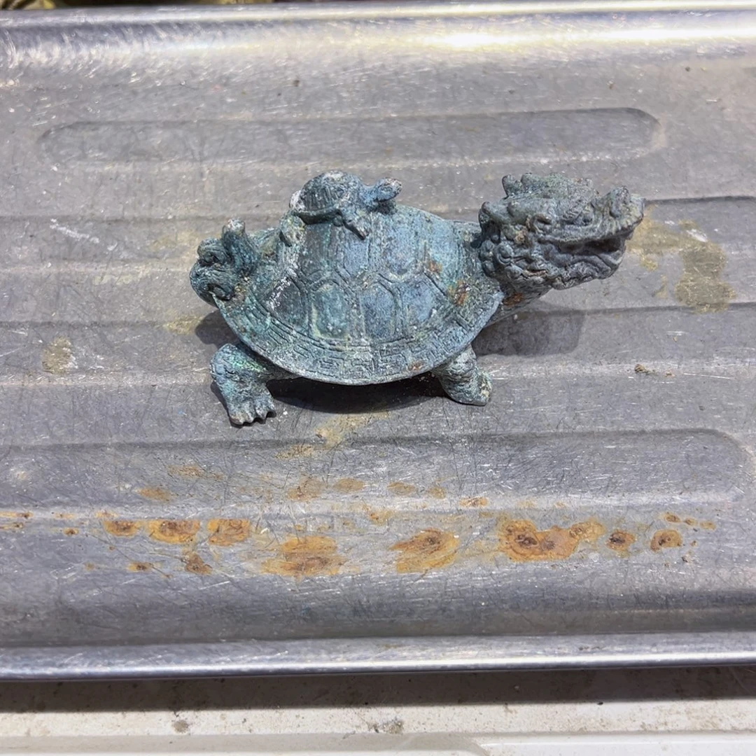 黄铜摆件，文房摆件