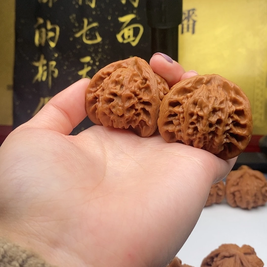 吊坠文玩核桃金**光