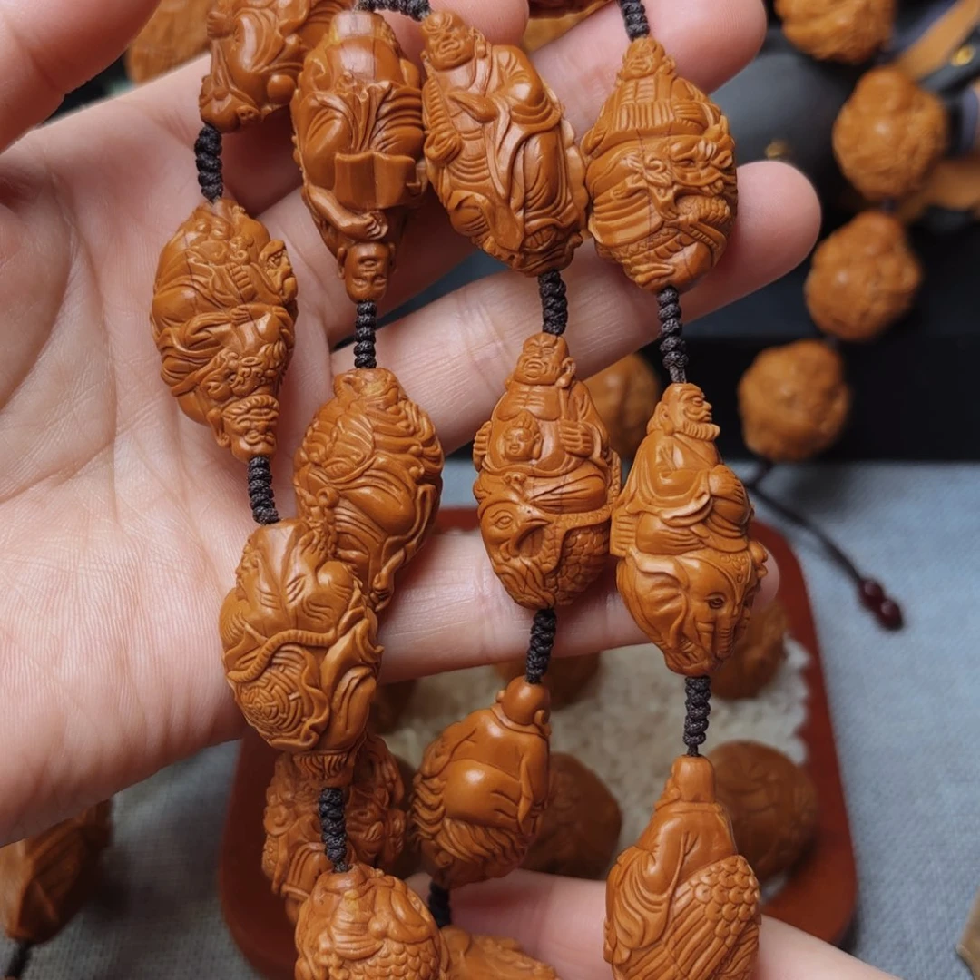 橄榄核手串/手链骑兽十八罗汉