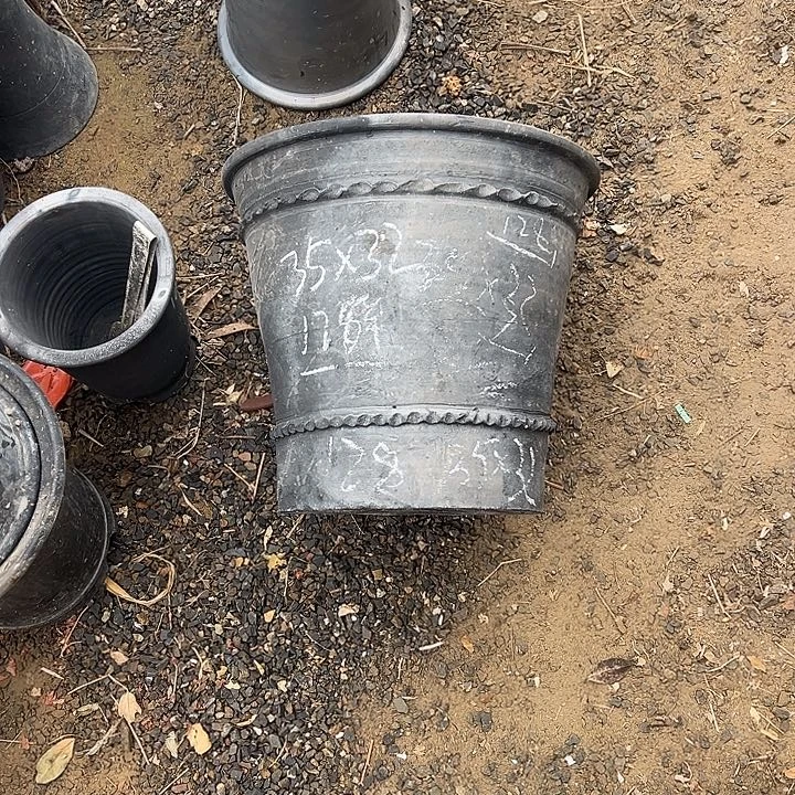 断***流粗陶口径35高度32两个