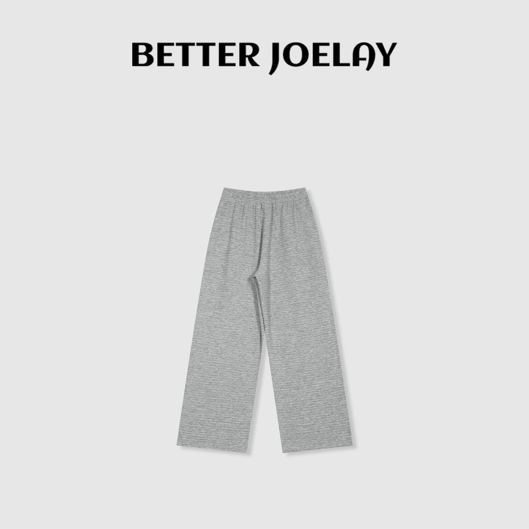 BETTER JOELAY-【羽葵】时尚百搭宽松休闲裤经典条纹裤ZZ3806