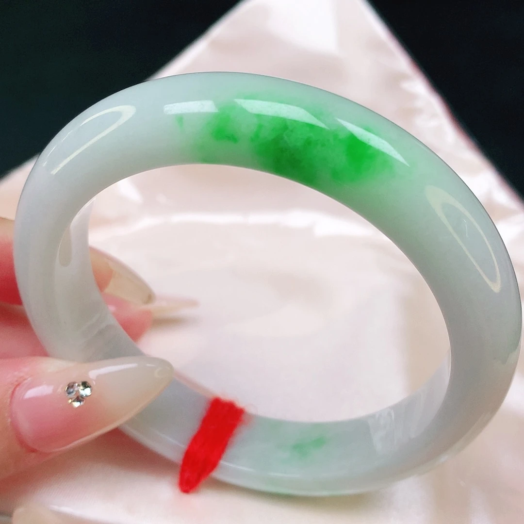 翡翠未镶嵌手镯天然翡翠8274