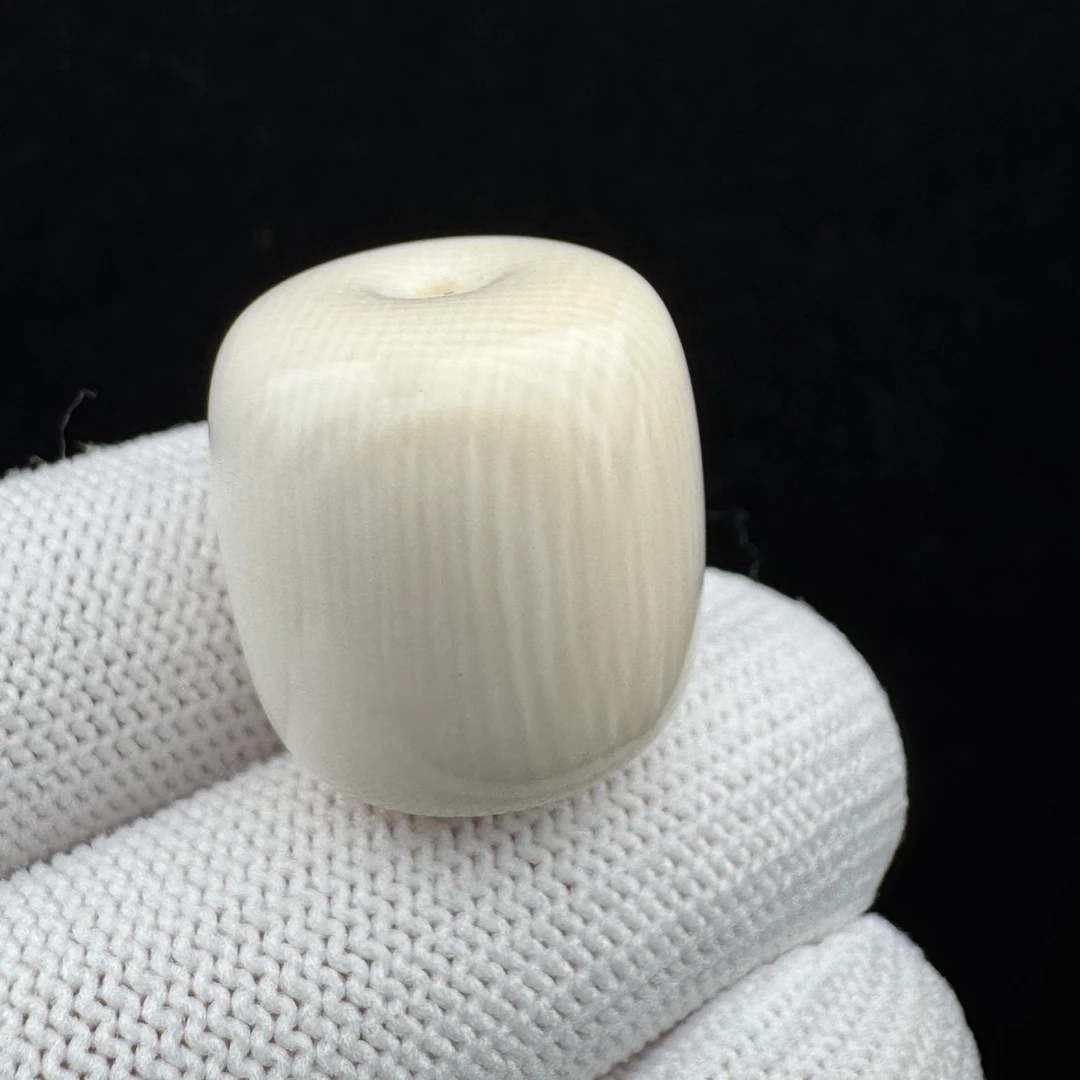 D8031天然猛犸牙桶珠19.4x20mm支持鉴定假一罚四