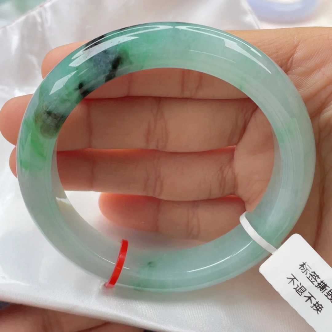 翡翠手镯未镶嵌5859正圈