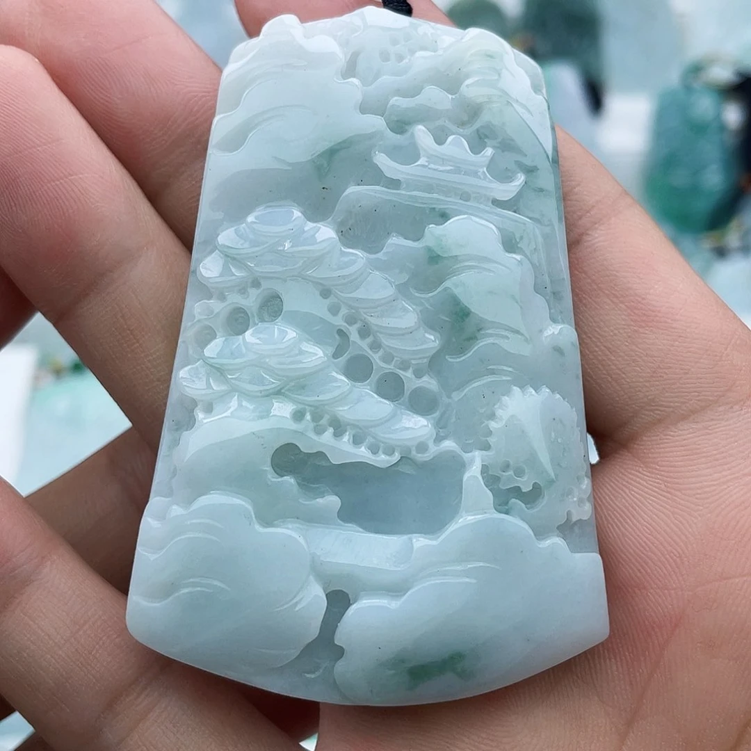 颈饰未镶嵌翡翠翡翠