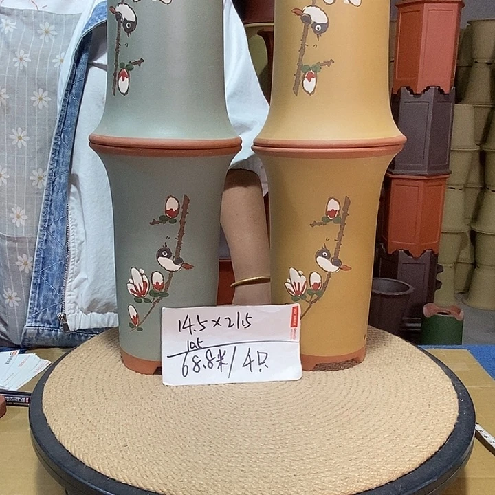 紫砂花盆紫砂花盆