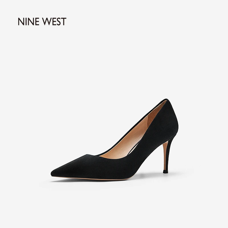 NineWest玖熙高跟鞋2025秋季新款轻奢气质百搭时尚通勤浅口单鞋