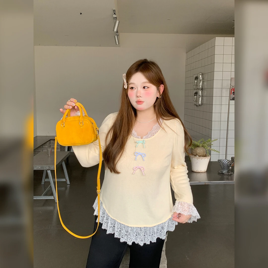 109徐达布【清暗利曲】长袖打底女早秋新款黄色上衣Z37935C53