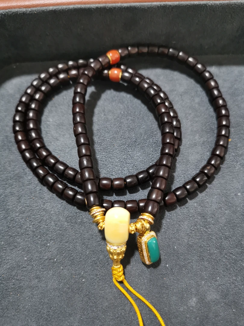 文玩椰蒂108脖挂