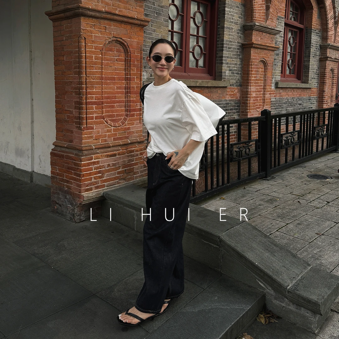 LiHuiEr李慧儿【九月希腊】2025显瘦高级气质设计小众T恤LL025145