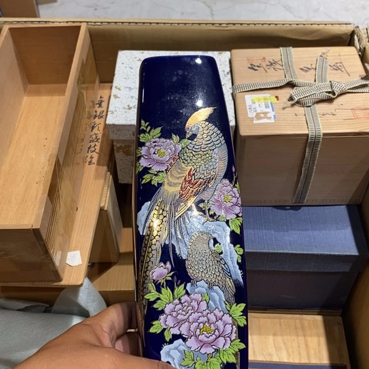 日本瓷器花瓶大漏