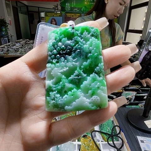 颈饰未镶嵌翡翠一个
