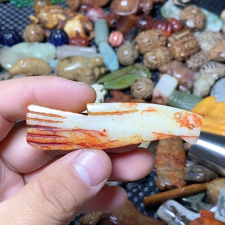 和田玉未镶嵌颈饰23