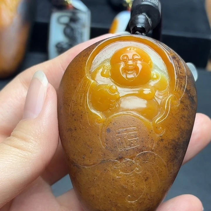 和田玉玉石挂件N1120拍一发一