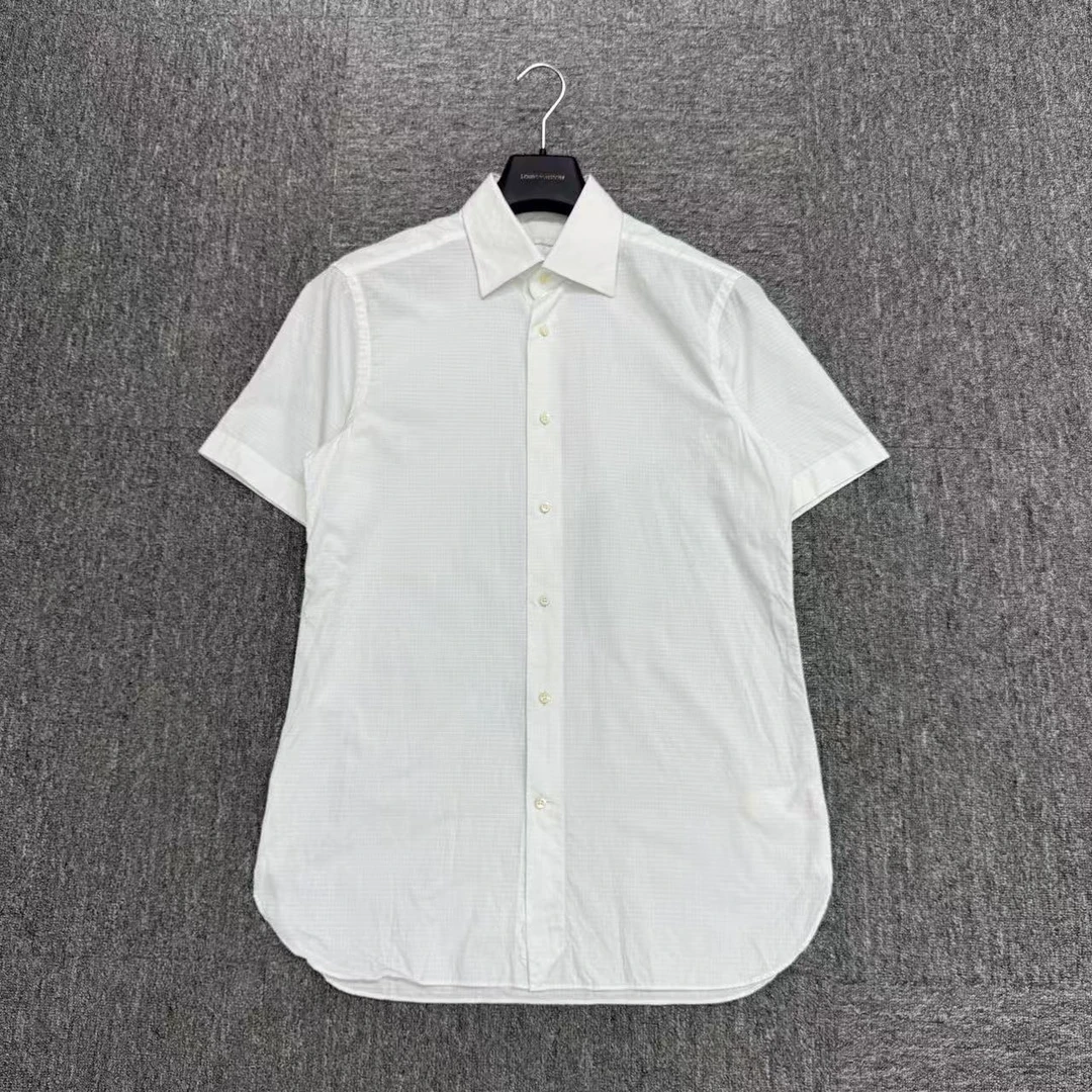 99新 ZEGNA 短袖衬衫/39码/18041
