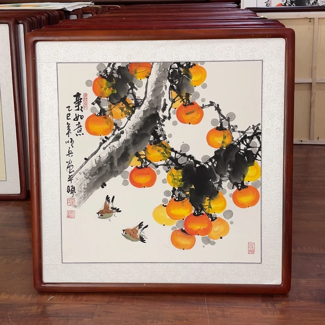 国画带框尺寸63*63厘米