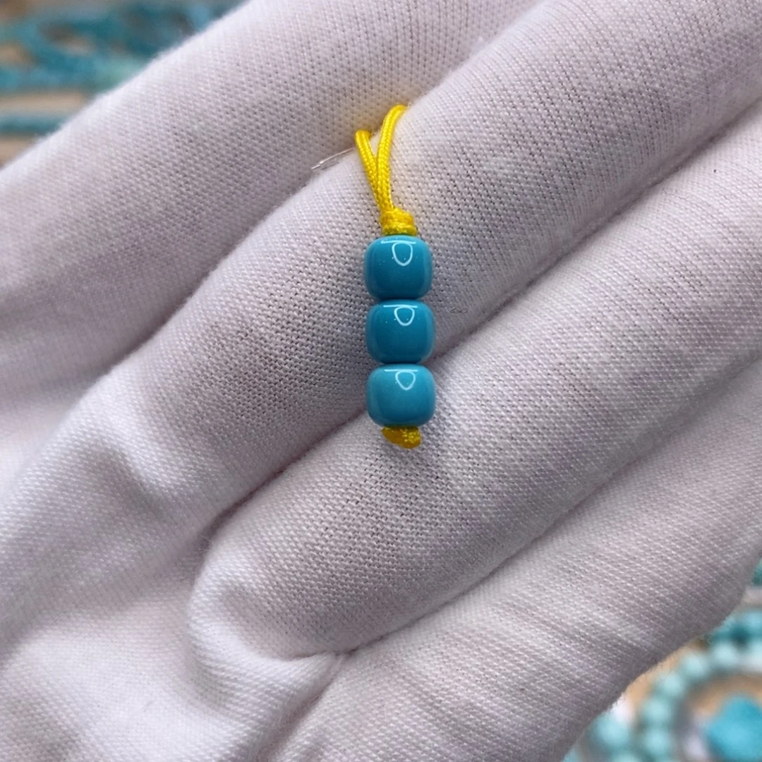 绿松石未镶嵌珠宝奇石5.5mm