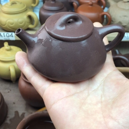 茶壶紫砂紫泥子冶130豪升左右