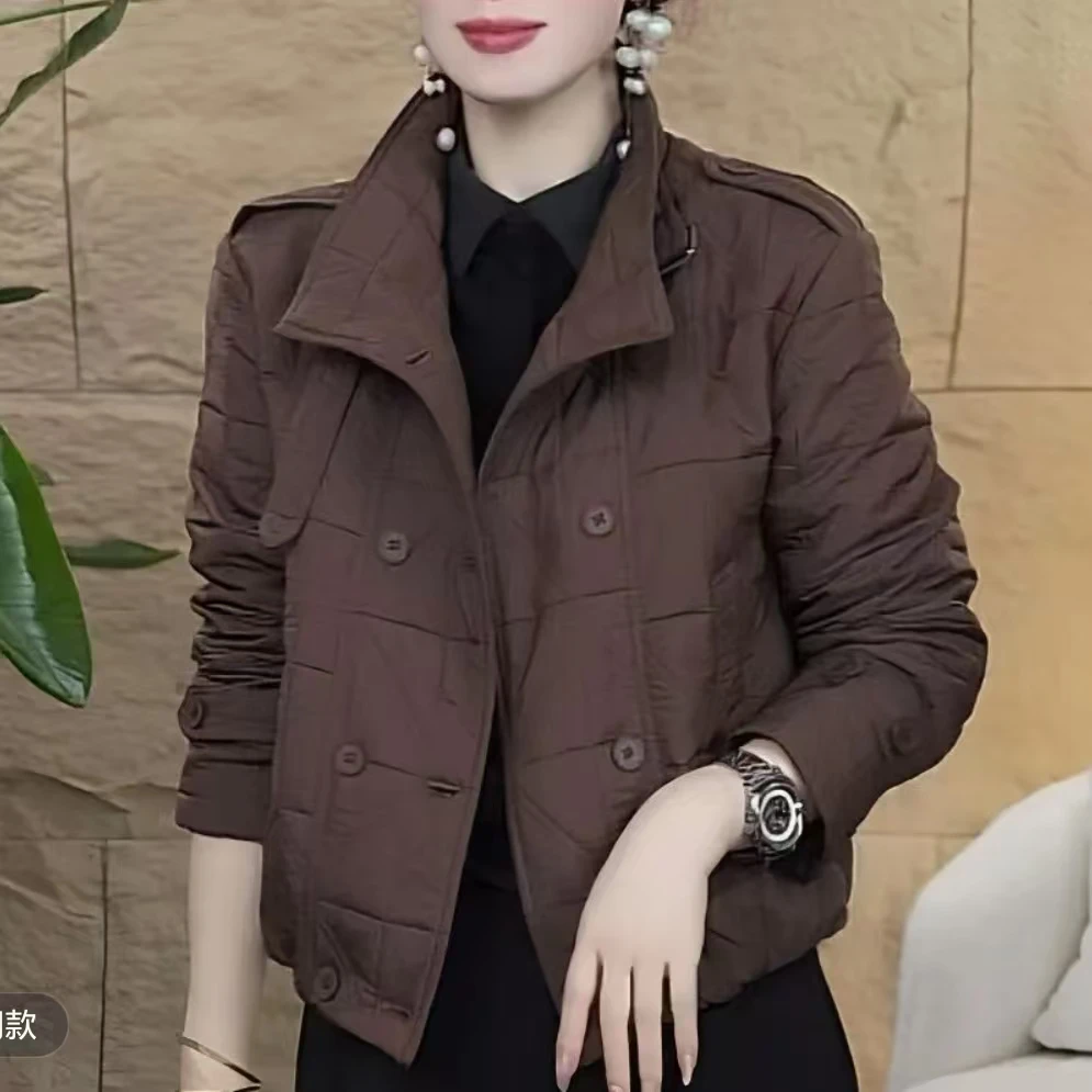 2025年冬季款风衣棉服设计感百搭时尚休闲外套#6786