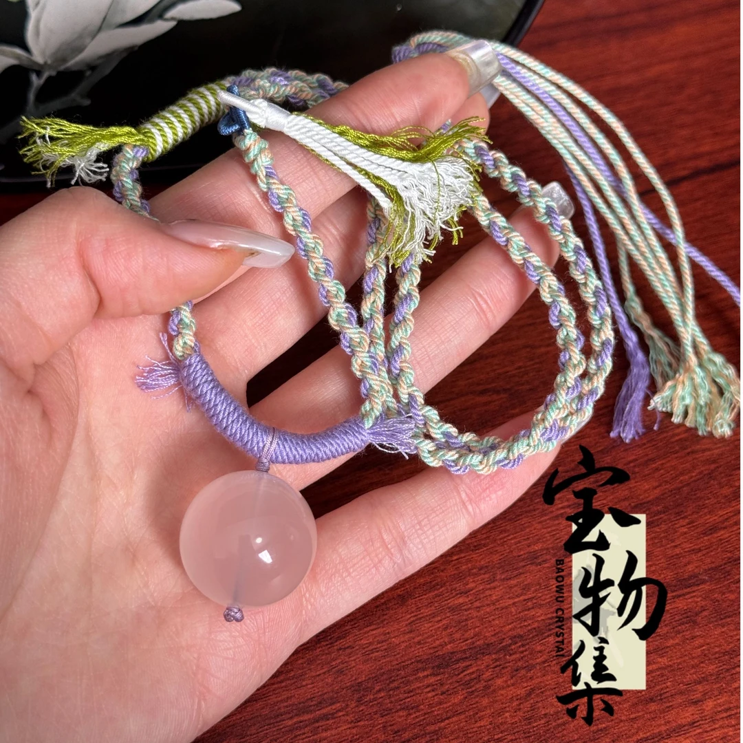 【宝物集】粉水晶手绳项链