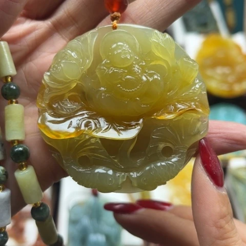岫玉挂件未镶嵌挂件