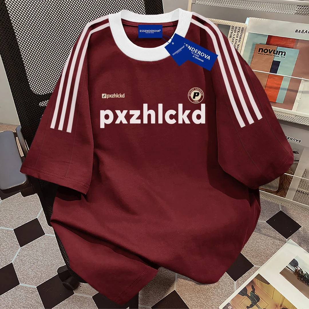 100%纯棉美式复古oversize短袖t恤女2025夏季新中式宽松上衣ins