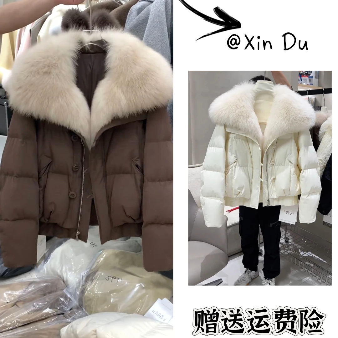 2025秋冬季新款时尚显瘦气质女士网红洋气棉服百搭款D24954