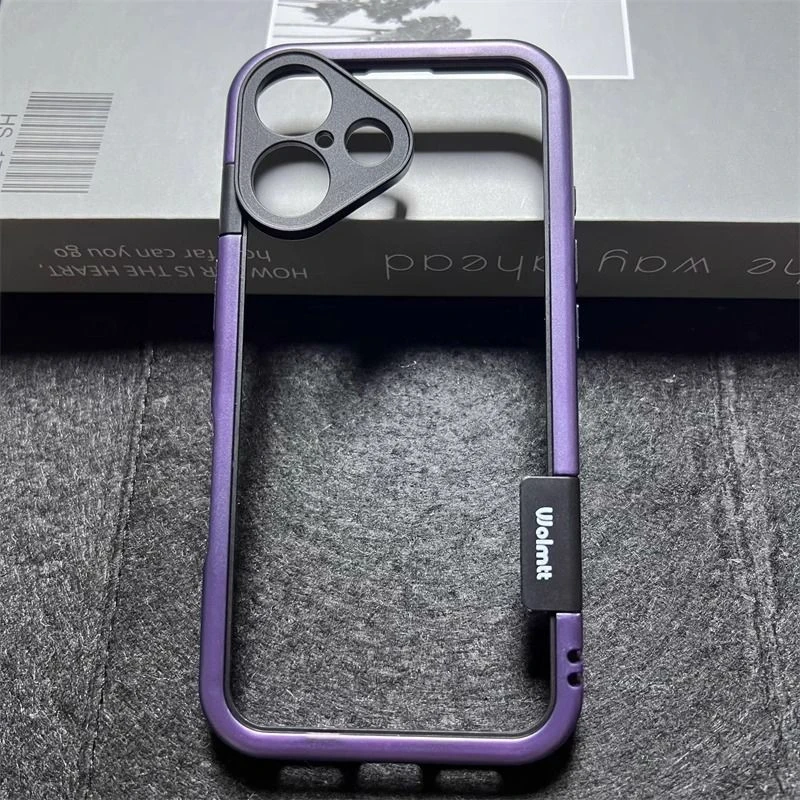 纯边框适用iPhone16保护套16promax新款无背板耐摔15壳14/13简约