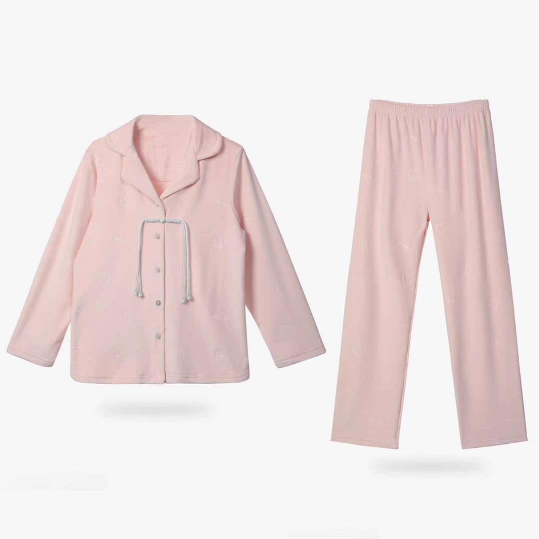 【12.23 媛媛】冬款国风绒绒家居服套装