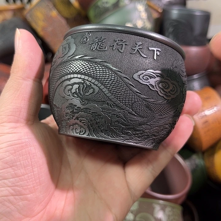 茶杯紫砂全手工紫砂主人杯