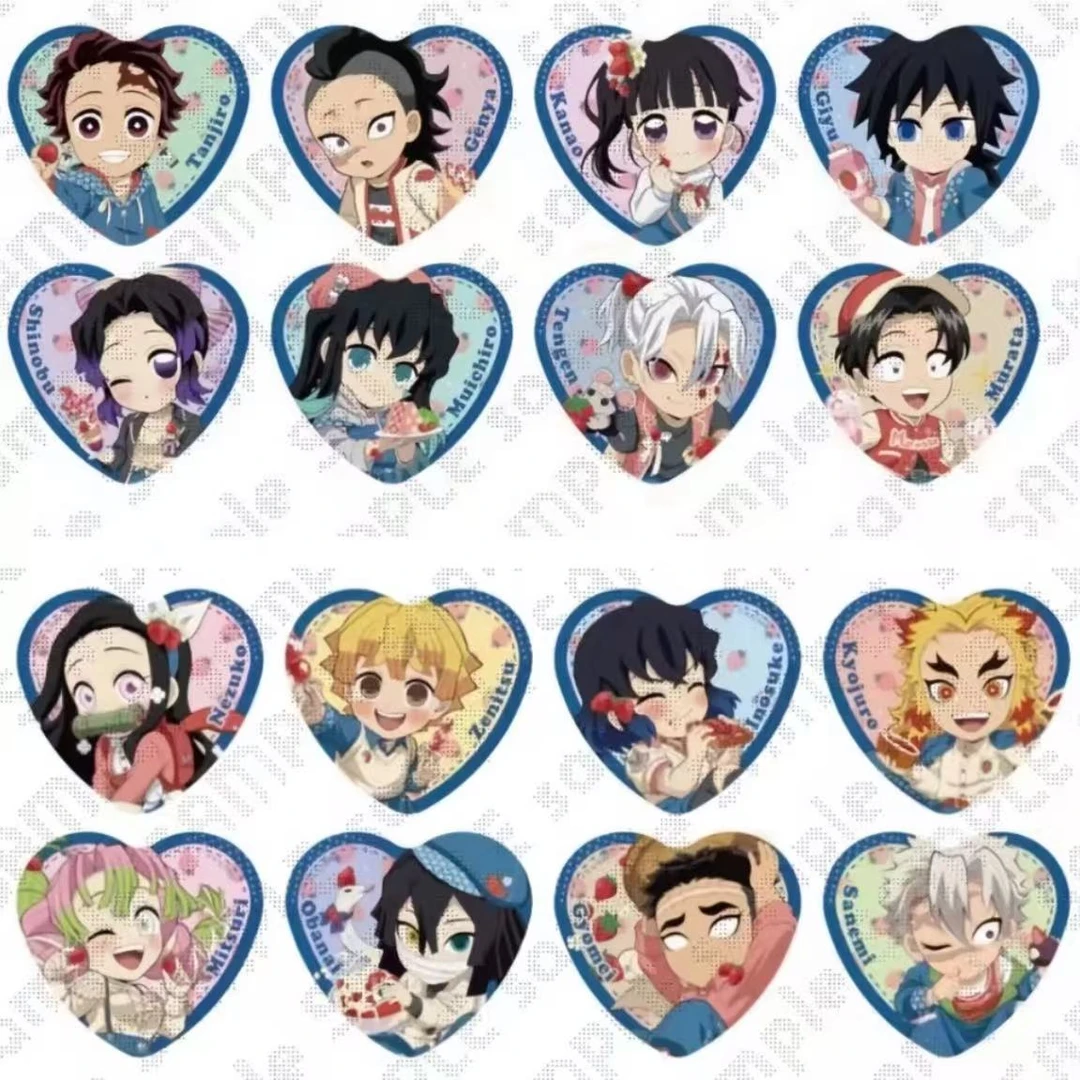 【鬼灭草莓节】鬼灭之刃草莓节吧唧徽章透卡（盲盒代拆）