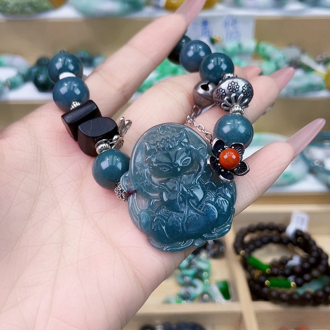 翡翠未镶嵌手链手链