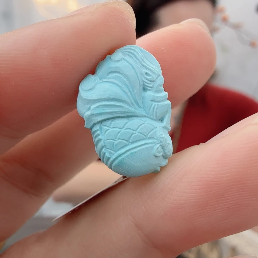 绿松石未镶嵌珠宝半成品