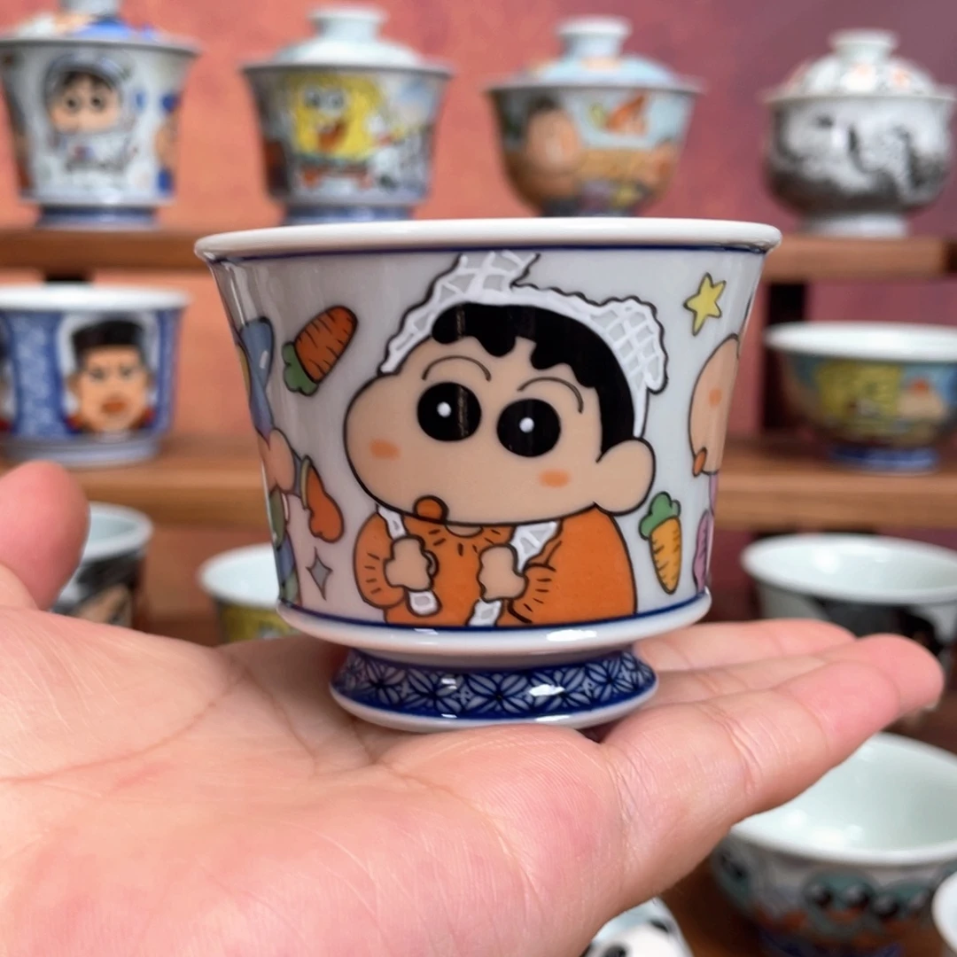 宫九陶瓷手绘杯子