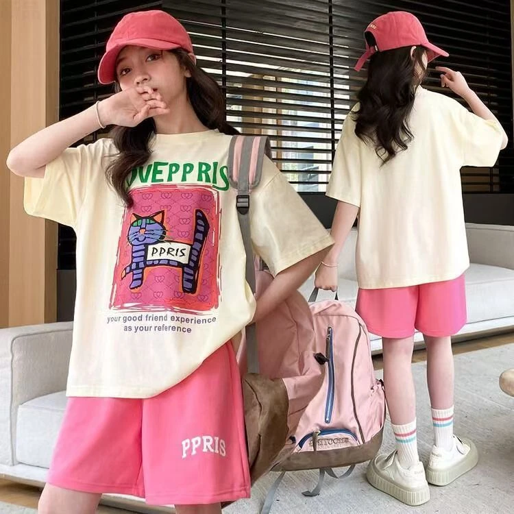 【5.13万人喜欢】【4.26万人买过】儿童休闲套装2025夏季新款时尚女