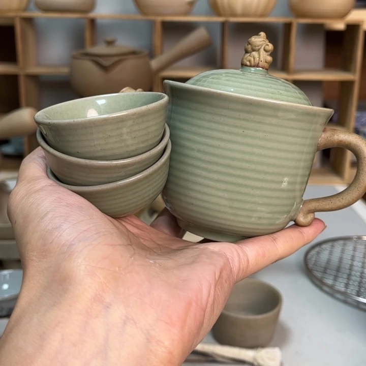 壶老段烧陶瓷茶器