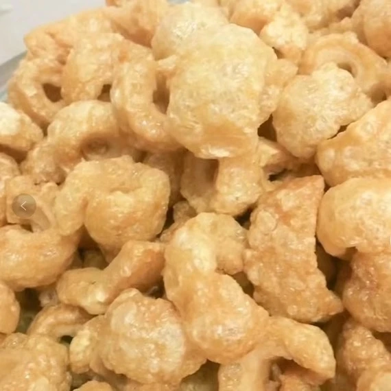 潮汕扑肉炸带肉猪皮零食渣油猪肉铺猪油渣即食熟食皮肚原味无糖