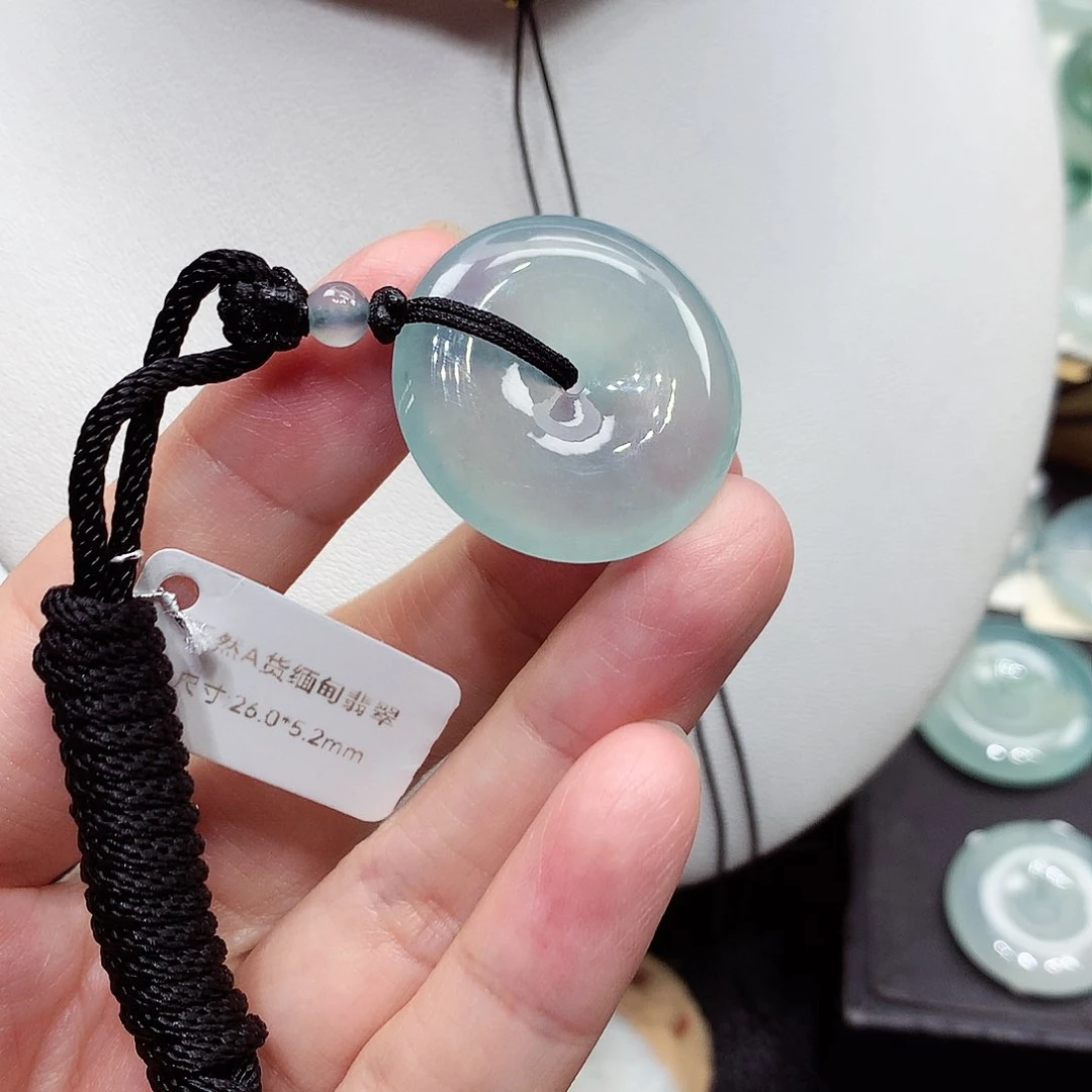 颈饰未镶嵌翡翠编号49，26/5.2