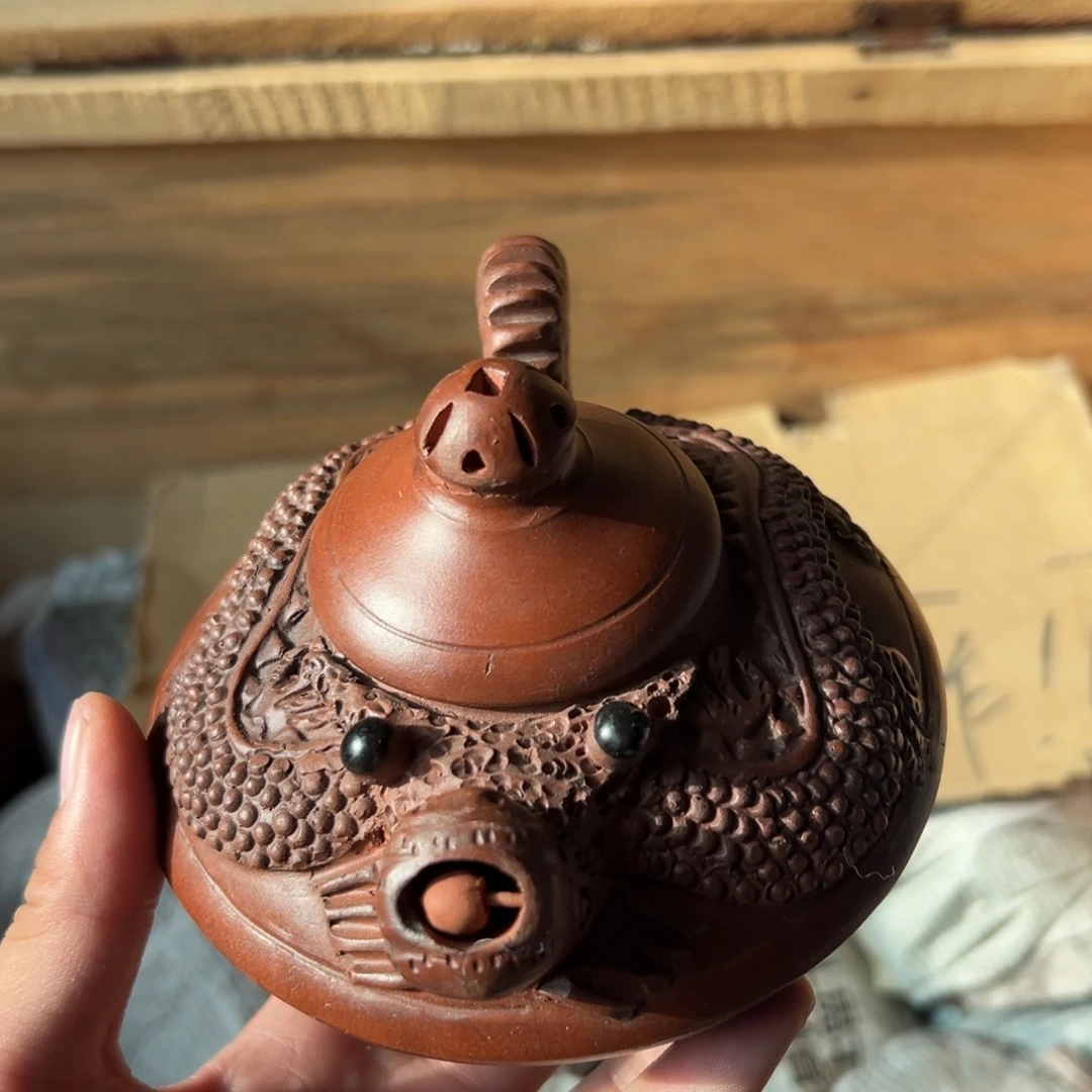 茶壶紫砂老厂紫砂壶一件！
