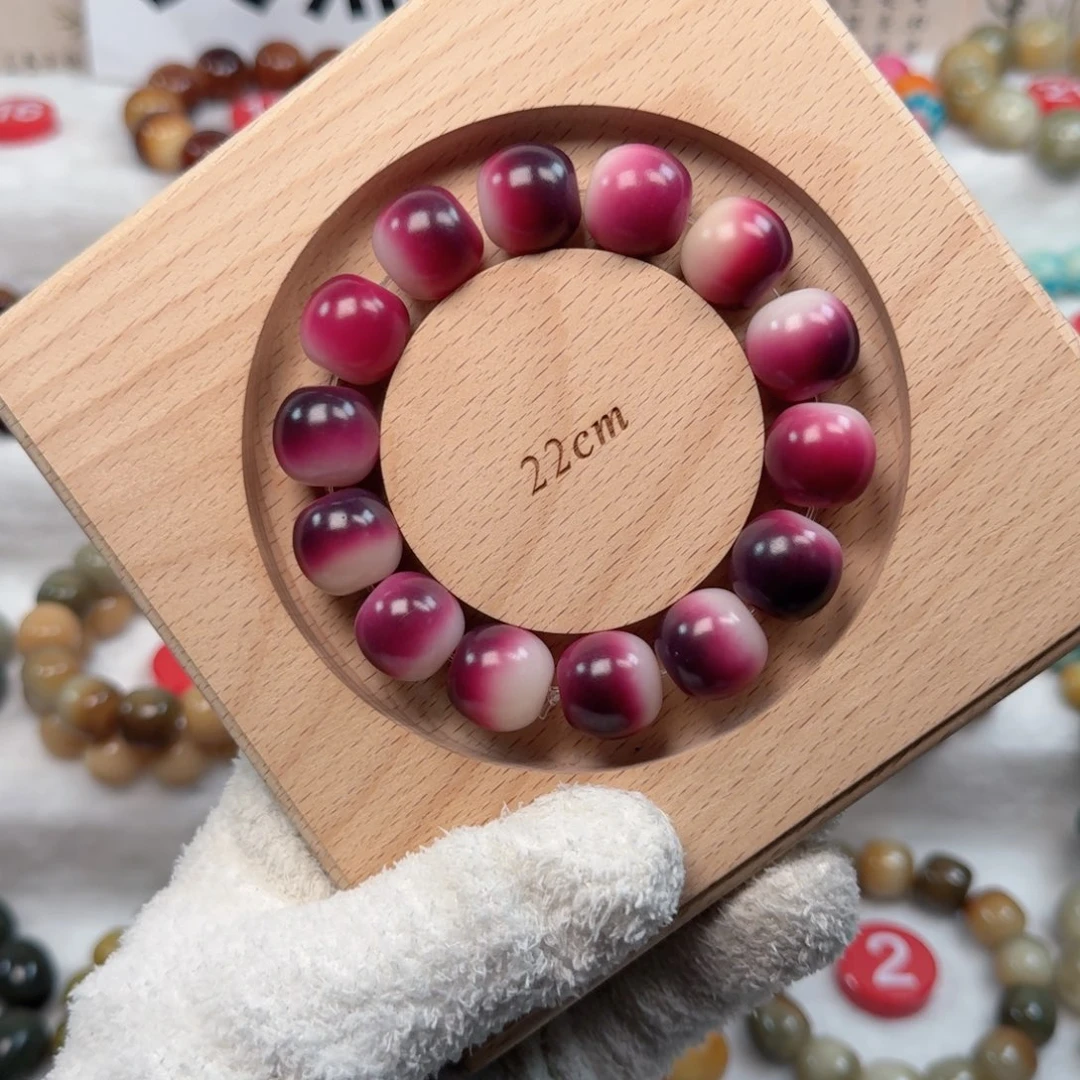 吊坠白玉菩提卡17紫罗兰